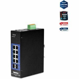 10PORT INDUSTRIAL GIGABIT L2 MANAGED DIN