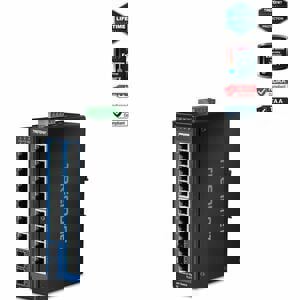 14PORT GIGABIT INDUSTRIAL DIN-RAIL SWITC
