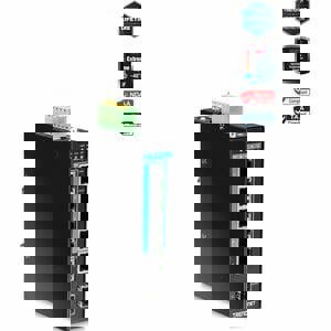 5PORT HARDENED INDUSTRIAL GIGABIT POE+ D
