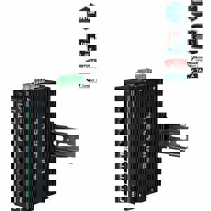 8PORT IND GIG POE+ DIN-RAIL SWITCH