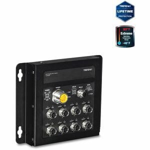 8PORT INDUSTRIAL EN50155 M12 SWITCH GIGA