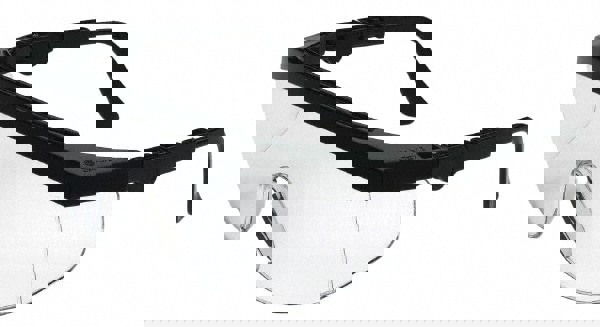 Safety Glasses: Anti-Fog, Polycarbonate, Clear Lenses, Half-Framed