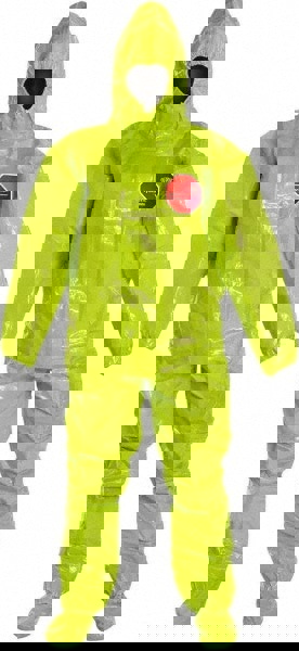 Non-Disposable Rain & Chemical-Resistant Coverall: Lime, Hazmat