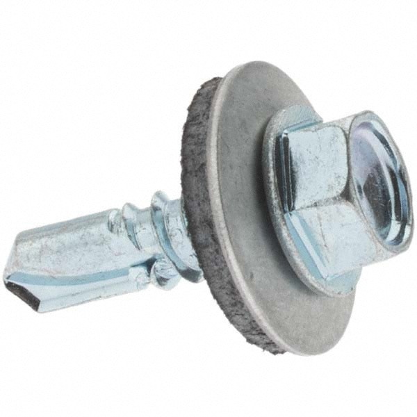 #12, Hex Washer Head, Hex Drive, 3/4