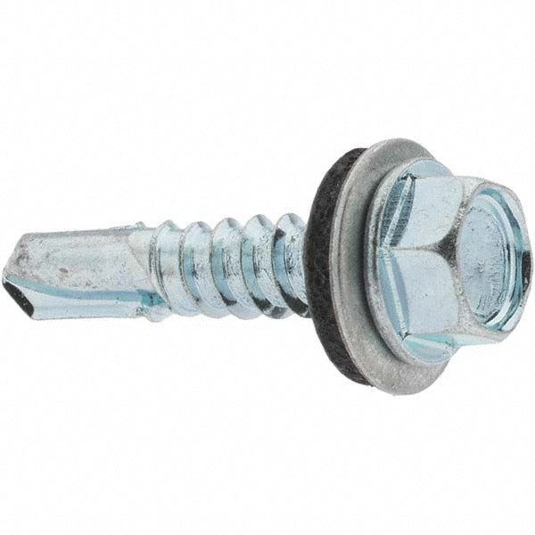 #12, Hex Washer Head, Hex Drive, 1