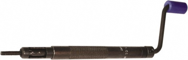 M10x1.50, Tangless Insert Compatible, Steel Crank Style Thread Insert Hand Installation Tool