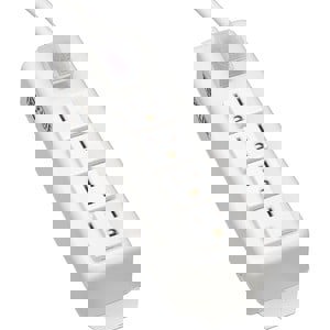 4 OUTLET POWER STRIP MOUNTABLE METAL 6 F