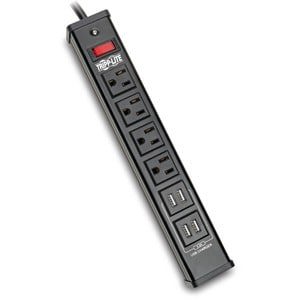 4OUT SURGE PROTECTOR STRIP 4 USB PORTS 6