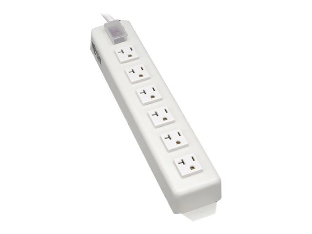 6 OUTLET POWER STRIP MOUNTABLE METAL 15