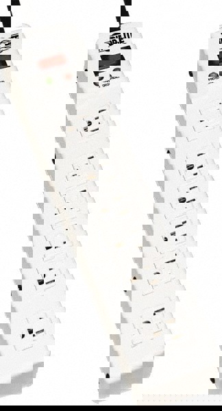 6 Outlets, 120 VAC15 Amps, 6' Cord, Power Outlet Strip