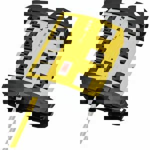 8 OUTLET SAFETY POWER STRIP METAL 25 FT