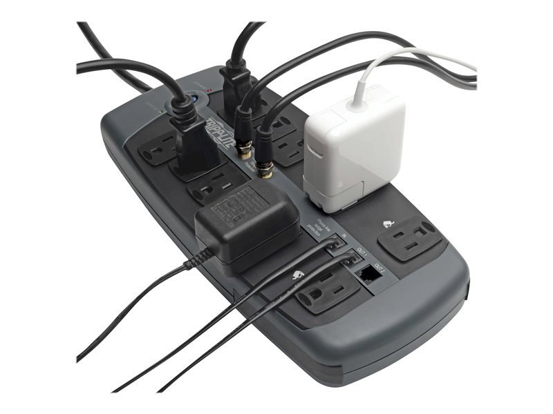 10OUT SURGE PROTECTOR 3345J 8FT CORD TEL