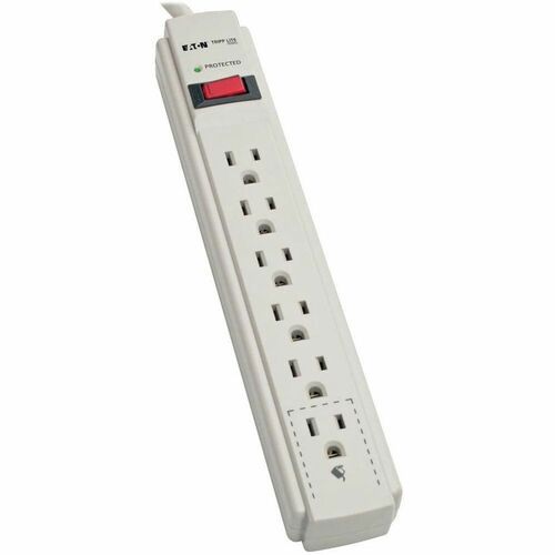 6 Outlets, 120 VAC15 Amps, 8' Cord, Power Outlet Strip