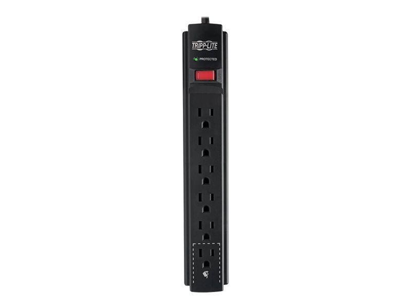 6OUT SURGE PROTECTOR 790 J BLACK 15FT CO