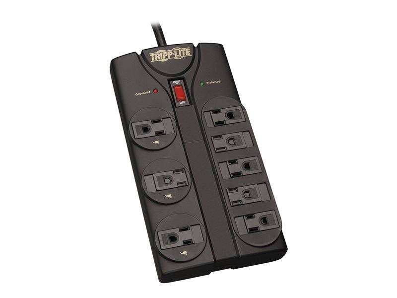 8OUT SURGE PROTECTOR 1440 J BLACK 8FT CO