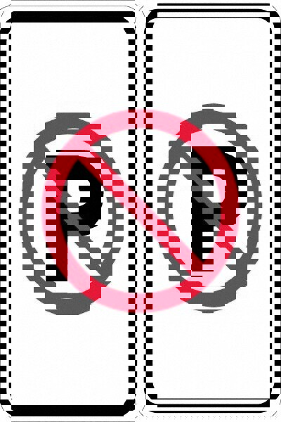 Tow Away Sign: Rectangle, 