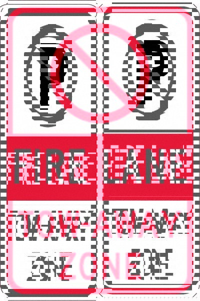 Fire Lane Tow-Away Zone,