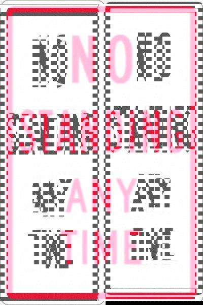 Warning & Safety Reminder Sign: Rectangl