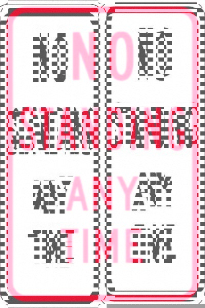 Warning & Safety Reminder Sign: Rectangl