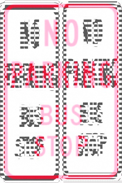 Tow Away Sign: Rectangle, 