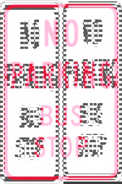 Tow Away Sign: Rectangle, 