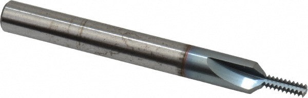 Straight Flute Thread Mill: #8 to 32, Internal, 3 Flutes, 1/4