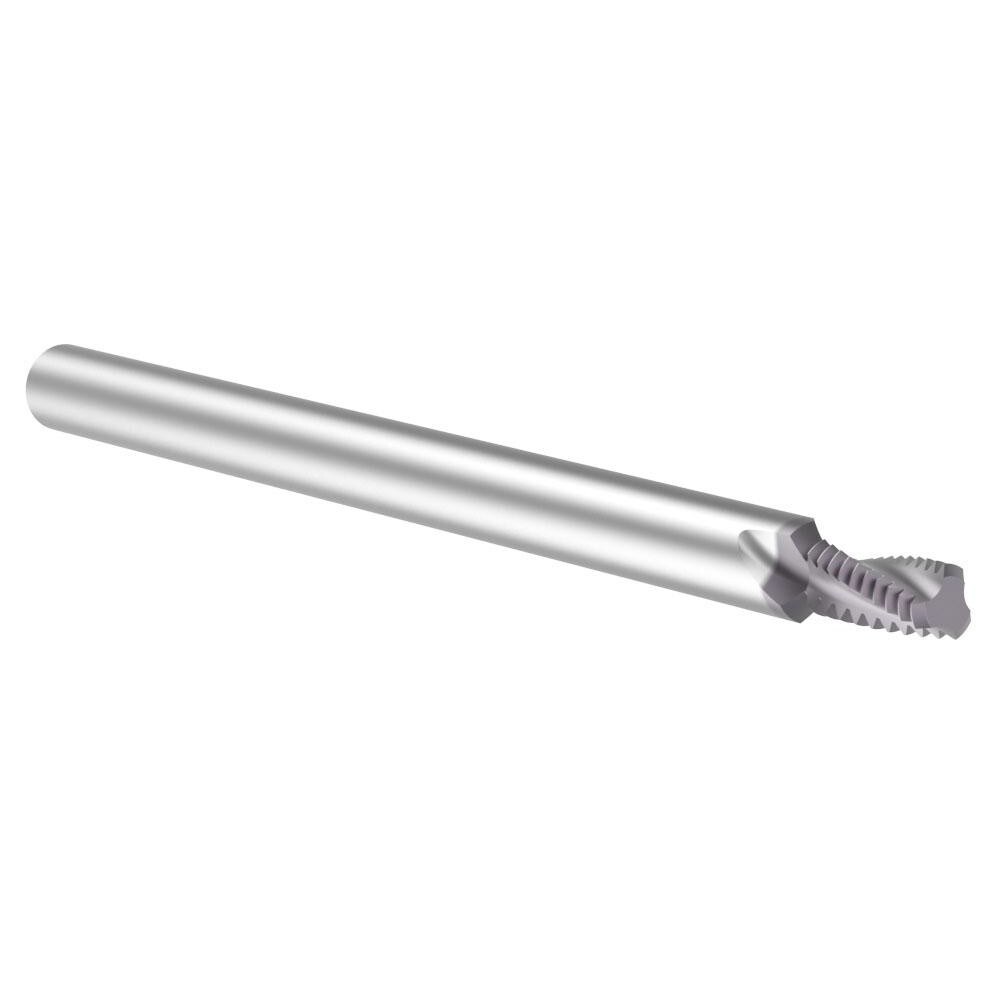 Helical Flute Thread Mill: #5-44, Internal & External, 3 Flute, 1/8