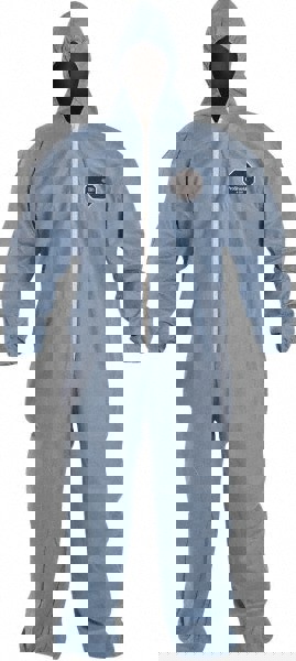 Disposable Coveralls: Flame-Resistant, Size 3X-Large, 2.4 oz, FR Disposable, Zipper Closure