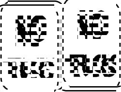 No Trucks,