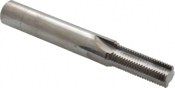 Straight Flute Thread Mill: Internal, 4 Flutes, 1/2