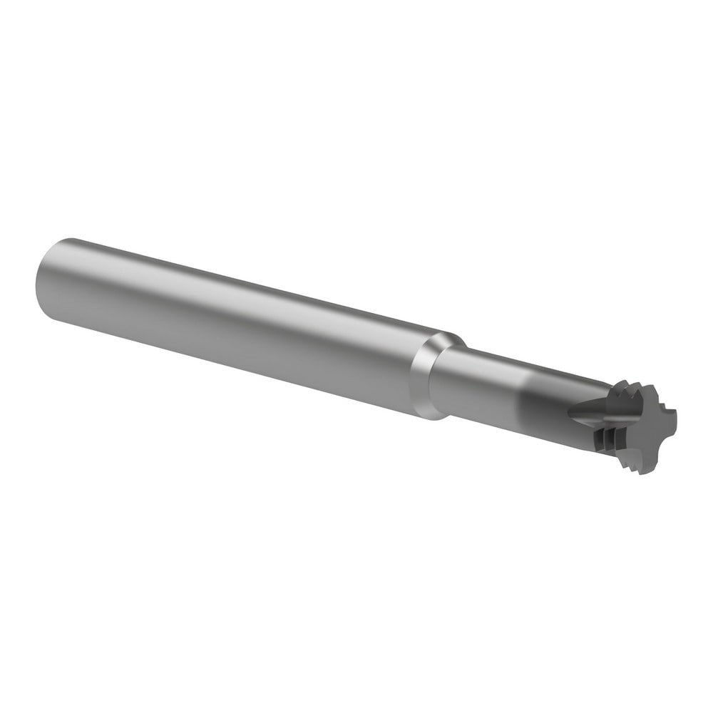 Helical Flute Thread Mills; Material: Carbide ; Thread Size (mm): M14 ; Thread Type: ISO ; Shank Diameter (Decimal Inch): 0.3750 ; Cutting Diameter (Decimal Inch): 0.3700 ; Length Of Cut (Decimal Inch - 4 Decimals): 1.1000