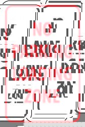 Tow Away Sign: Rectangle, 