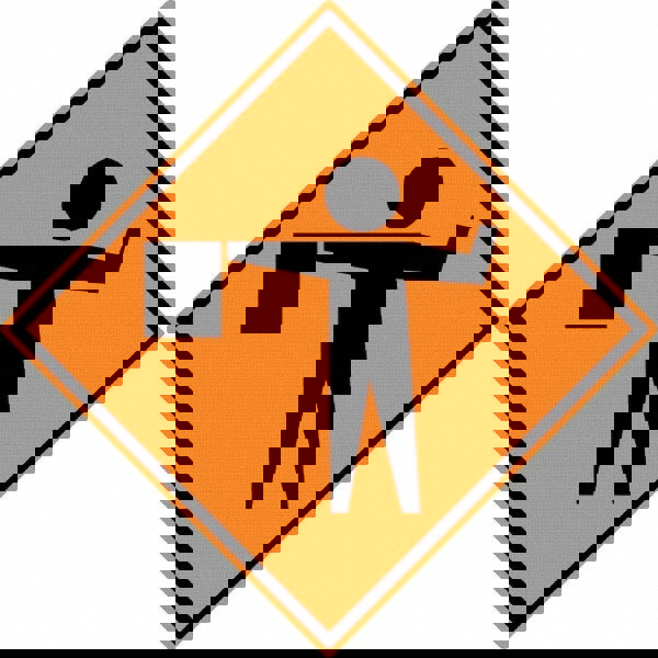 Worker with Directional Flag, 30