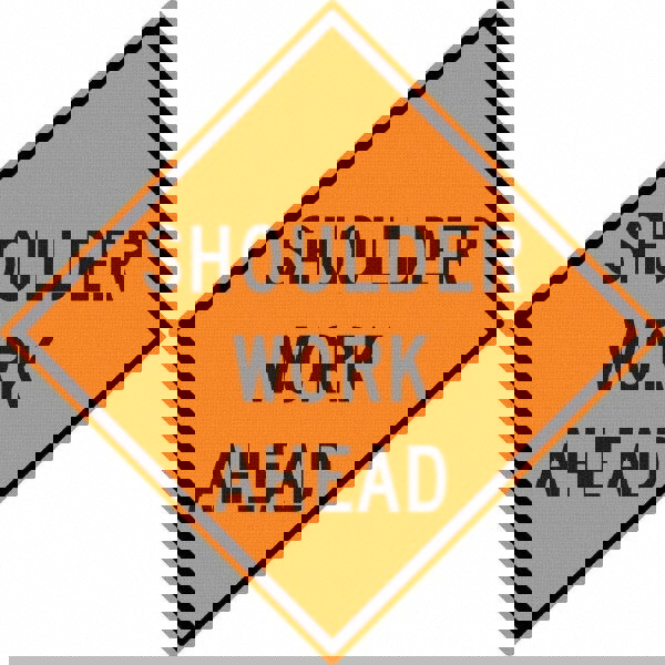 Road Construction Sign: Diamond, 