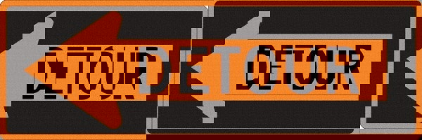 Traffic Control Sign: Diamond, 