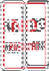 Tow Away Sign: Rectangle, 