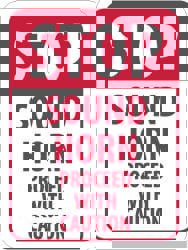 Road Construction Sign: Rectangle, 