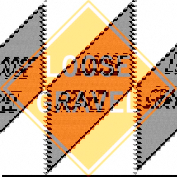 Road Construction Sign: Diamond, 