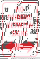 Tow Away Sign: Rectangle, 