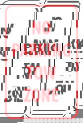 Tow Away Sign: Rectangle, 