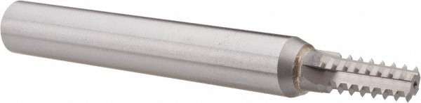 Straight Flute Thread Mill: 1/2-14 & 3/4-14, External & Internal, 4 Flutes, 3/4