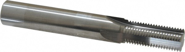 Straight Flute Thread Mill: 9/16-20, Internal, 4 Flutes, 1/2