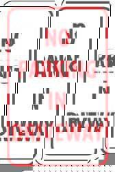 Tow Away Sign: Rectangle, 