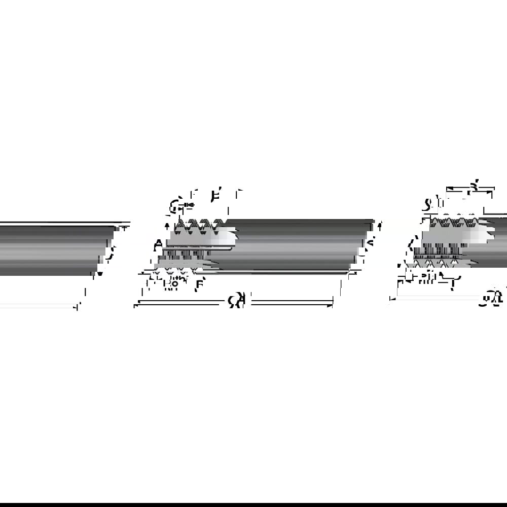 Straight Flute Thread Mill: External, 6