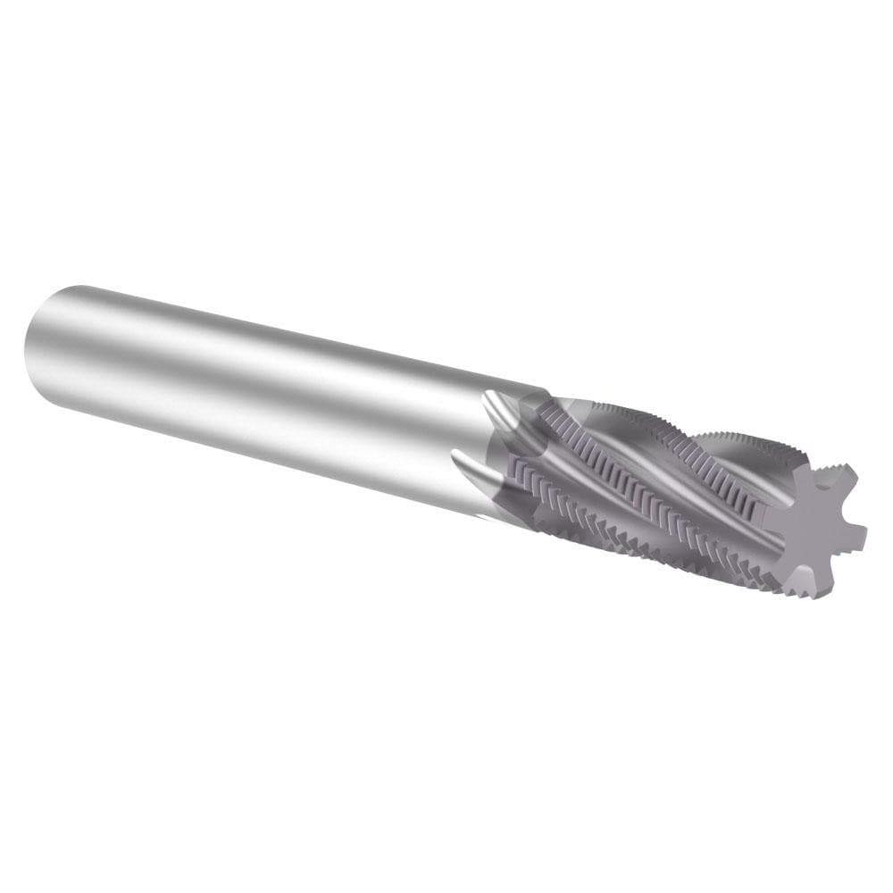 Helical Flute Thread Mill: 1/2-28, Internal & External, 6 Flute, 3/8