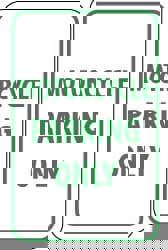 Reserved Parking Sign: Rectangle, 