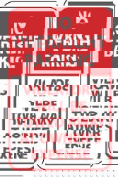 Tow Away Sign: Rectangle, 