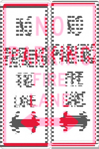 No Parking - Fire Lane,