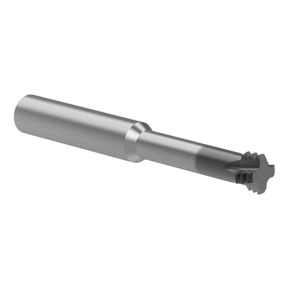 Helical Flute Thread Mills; Material: Carbide ; Thread Size (Inch): 5/8 ; Thread Type: UN ; Shank Diameter (Decimal Inch): 0.5000 ; Cutting Diameter (Decimal Inch): 0.4700 ; Length Of Cut (Decimal Inch - 4 Decimals): 1.8750