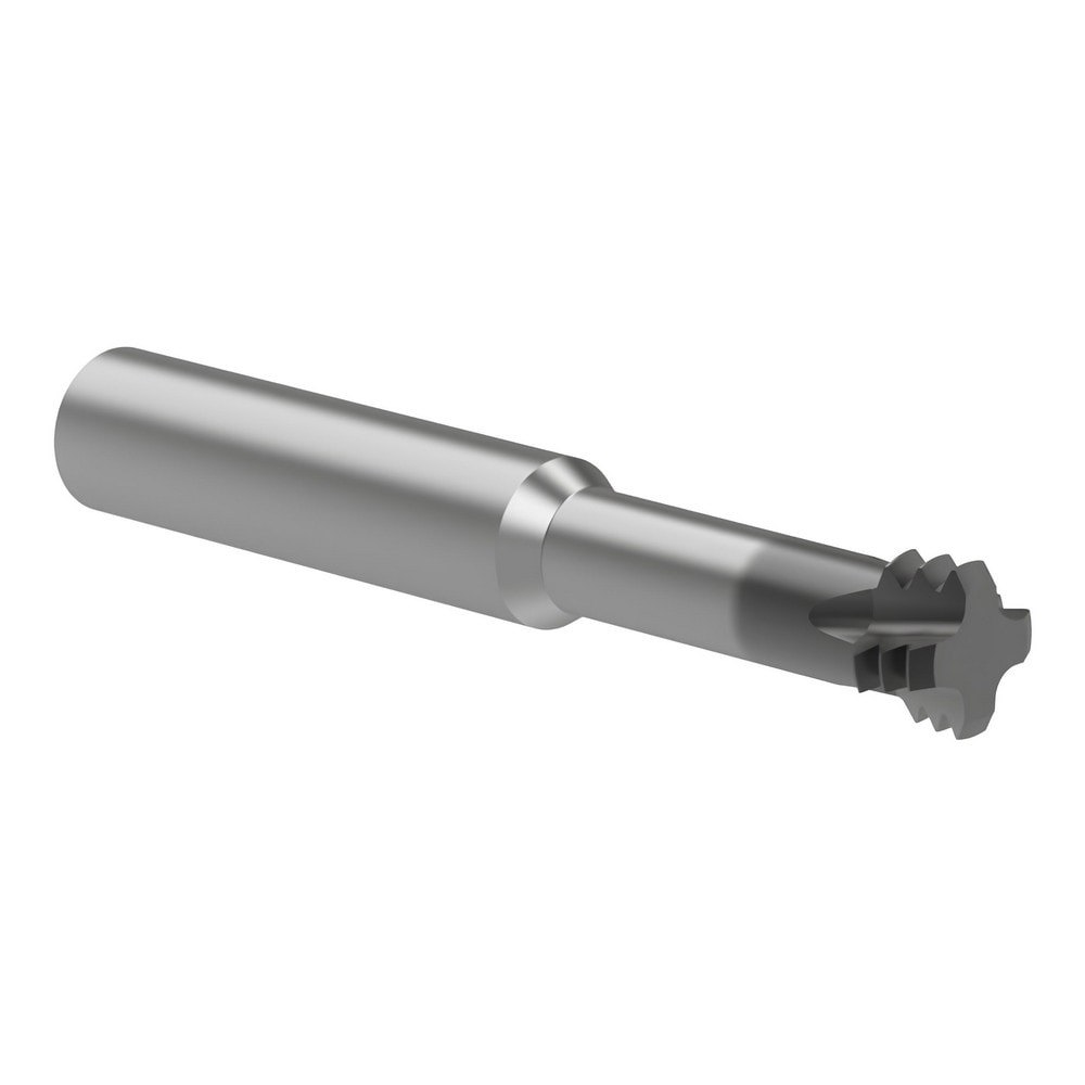 Helical Flute Thread Mills; Material: Carbide ; Thread Size (Inch): 3/4 ; Thread Type: UN ; Shank Diameter (Decimal Inch): 0.5000 ; Cutting Diameter (Decimal Inch): 0.4950 ; Length Of Cut (Decimal Inch - 4 Decimals): 1.5000